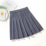 High Waist Mini Skirts Punk Pleated Gothic Streetwear