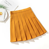 High Waist Mini Skirts Punk Pleated Gothic Streetwear