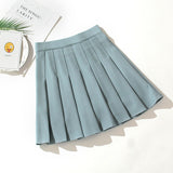 High Waist Mini Skirts Punk Pleated Gothic Streetwear