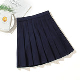 High Waist Mini Skirts Punk Pleated Gothic Streetwear