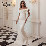 One Shoulder Party Dress Evening Backles  Maxi