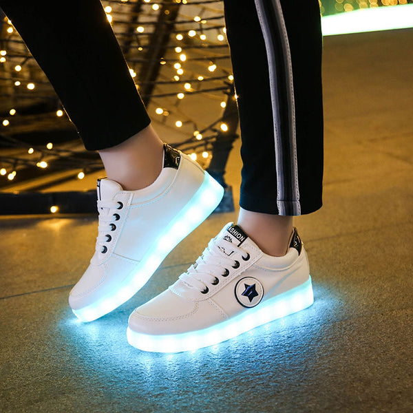 LED Party and Dance with Light Luminous Sneakers