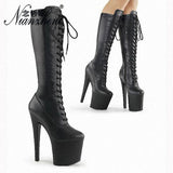 Lace Boots High Heels Pole Dance Stripper Gothic
