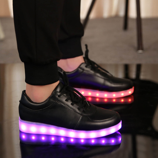 USB Chargering Adults Light Up Party Lovers Luminous Sneaker