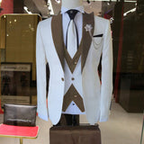 Men 3 Pieces Wedding Men Suit