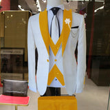 Men 3 Pieces Wedding Men Suit