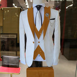 Men 3 Pieces Wedding Men Suit