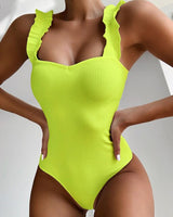 Plunge Neck Swimwear Women Backless Brazilian Monokini