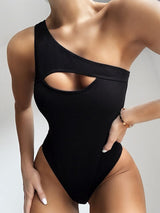 Plunge Neck Swimwear Women Backless Brazilian Monokini
