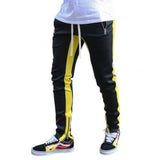 Jogging Pants Block Zip Pockets