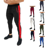 Zipper Jogging Pants Drawstring Pockets