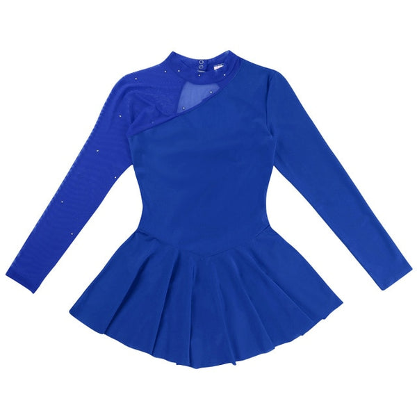 Backless Skating Splice Ballet Dress