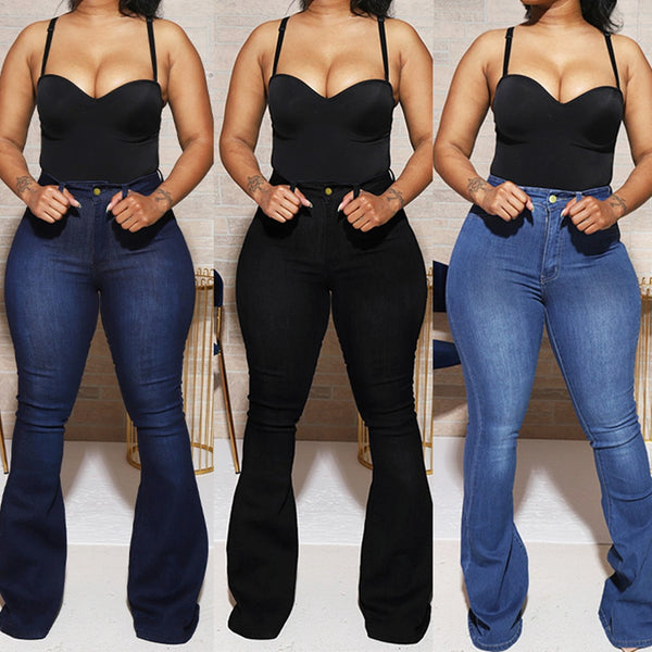 Casual Skinny Lifting Hips Denim Long Pants