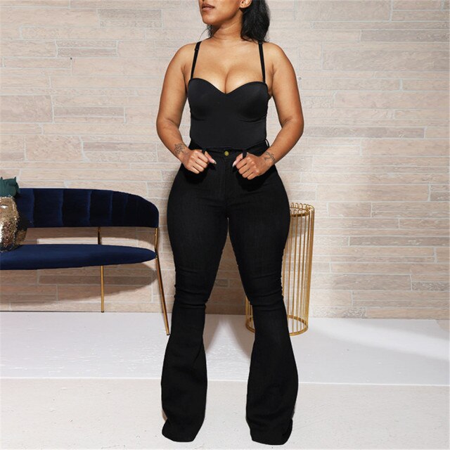Casual Skinny Lifting Hips Denim Long Pants