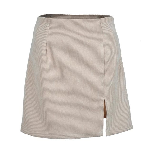 Elegant High Waist  A Line Skirts New