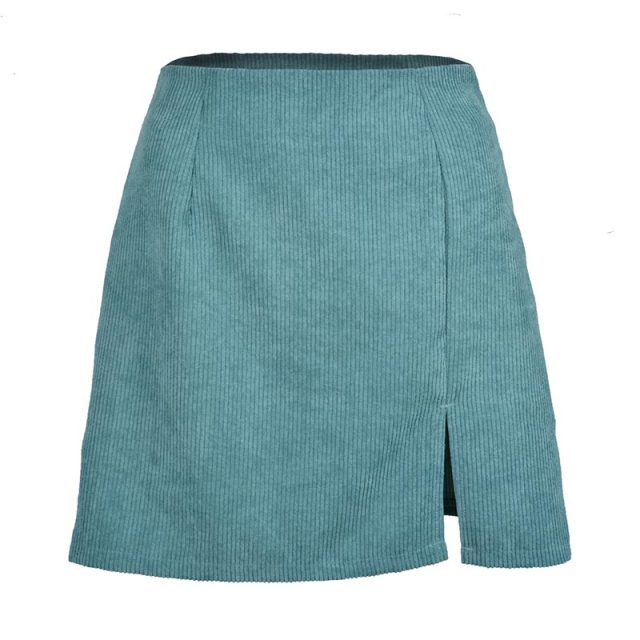 Elegant High Waist  A Line Skirts New