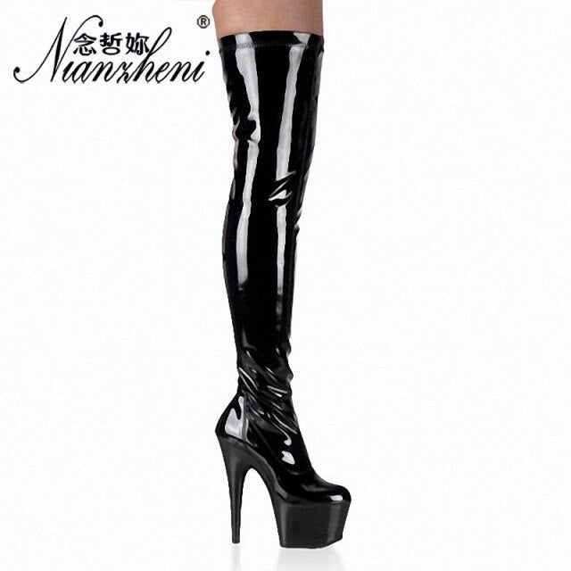 Ultra High Heels Over-The-Knee 15cm Boots