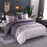 Comforter Bedding 6 Colors Quilt Cover Pillowcase & Bed Sheet