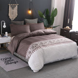 Comforter Bedding 6 Colors Quilt Cover Pillowcase & Bed Sheet