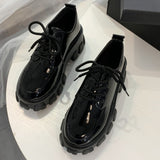 Autumn Boots Women Platform Shoes Thinken Heel Chunky Sneakers Black Punk Boots Shoes Height Increasing Botas De Mujer 2021