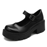 Autumn Boots Women Platform Shoes Thinken Heel Chunky Sneakers Black Punk Boots Shoes Height Increasing Botas De Mujer 2021