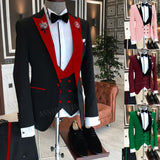 Business Men 3 Pieces Male Suit