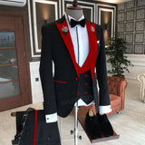 Business Men 3 Pieces Male Suit