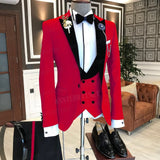 Business Men 3 Pieces Male Suit