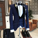 Business Men 3 Pieces Male Suit