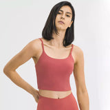 Push Up Padded Gym Fitness Workout Removable Pads Tank Top