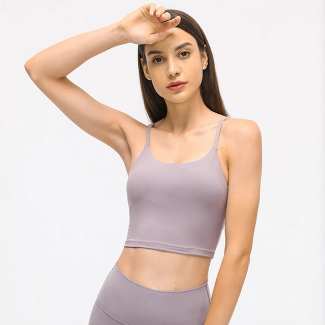 Push Up Padded Gym Fitness Workout Removable Pads Tank Top