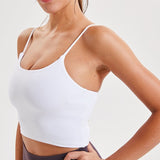 Push Up Padded Gym Fitness Workout Removable Pads Tank Top