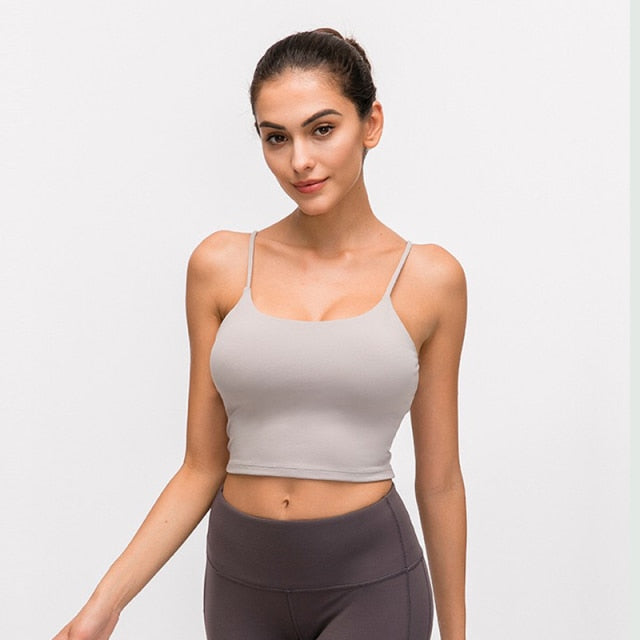 Push Up Padded Gym Fitness Workout Removable Pads Tank Top