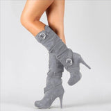 Jackboots Thick Heel Boots Bandage