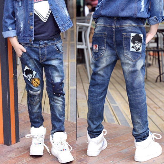 5-13Y KIDS BOYS SKINNY JEANS CLASSIC