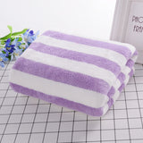 Simple Stripes Absorbent Quick Drying Bath Towel