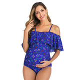 One Piece Bathing Suit Ruffles Lemon