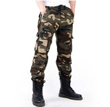 Top Quality Women's Multi-Pocket Trousers Spring and Autumn Loose Straight Fashion Casual Plus Size Female Camouflage Pants