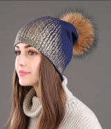 New Winter Beanies Ladies Knitted Wool Warm Hats