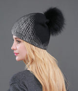 New Winter Beanies Ladies Knitted Wool Warm Hats