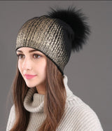 New Winter Beanies Ladies Knitted Wool Warm Hats