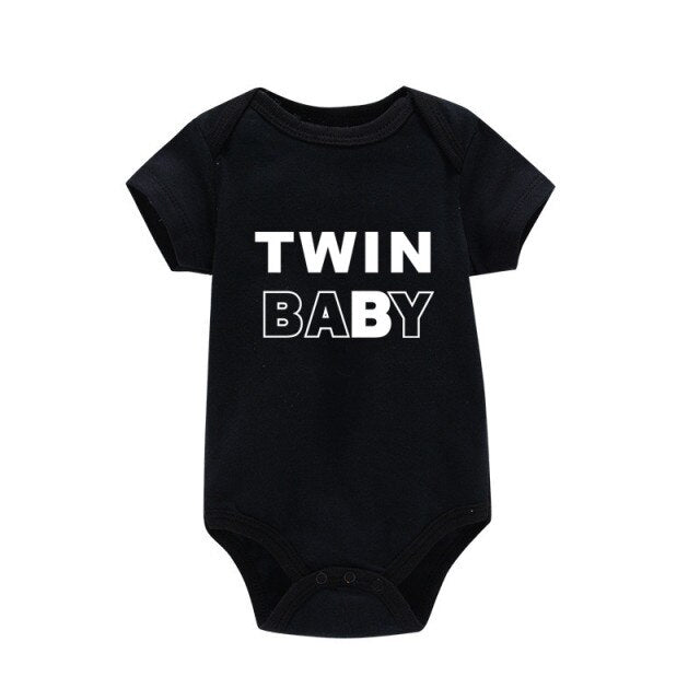 Twin Baby A/B Baby Girls Boys Cotton Jumpsuit
