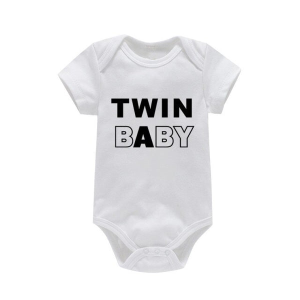 Twin Baby A/B Baby Girls Boys Cotton Jumpsuit