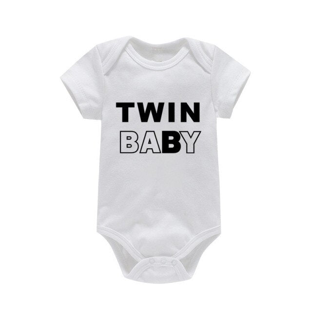 Twin Baby A/B Baby Girls Boys Cotton Jumpsuit