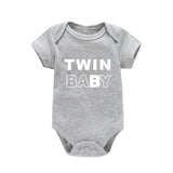 Twin Baby A/B Baby Girls Boys Cotton Jumpsuit