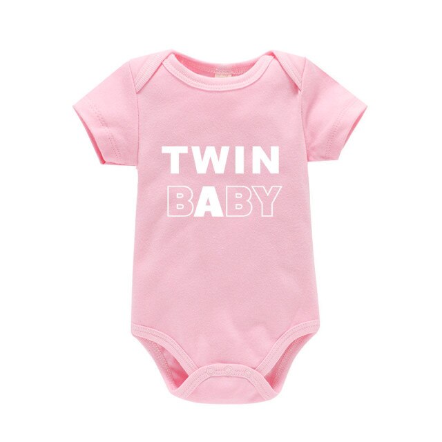 Twin Baby A/B Baby Girls Boys Cotton Jumpsuit