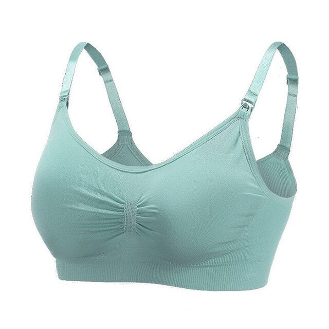 Maternity Bras Wirefree Nursing Bra Panties Set Pregnancy Clothes Prevent Sagging Breastfeeding Women's Breathable Lactancia Bra