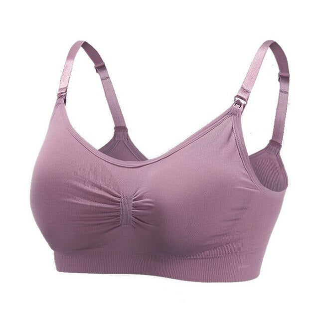 Maternity Bras Wirefree Nursing Bra Panties Set Pregnancy Clothes Prevent Sagging Breastfeeding Women's Breathable Lactancia Bra
