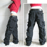 Female Couples Hip Hop Jeans Many Pockets