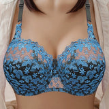 Ultra-thin Cup Mesh Lace Underwear Transparent Unlined Bra